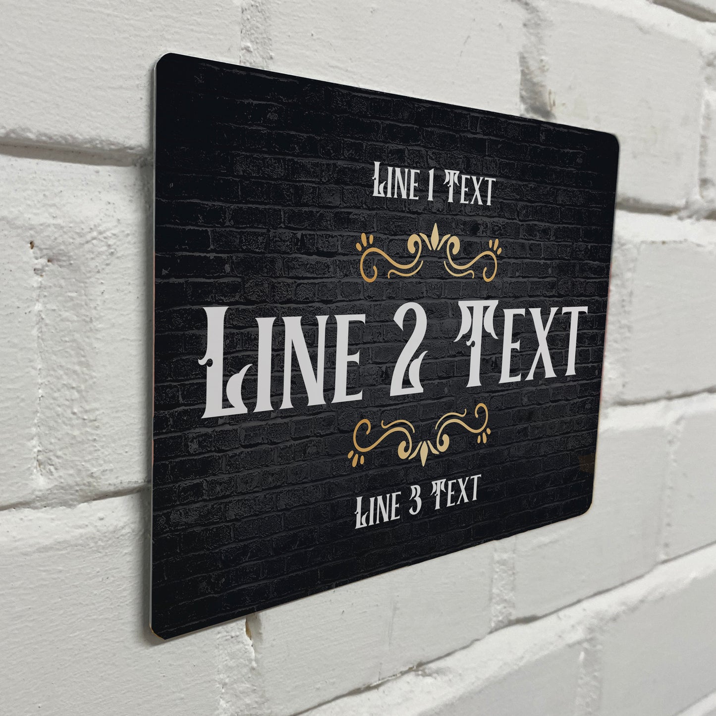 Dark Scrolls Metal Sign - shopquality4u