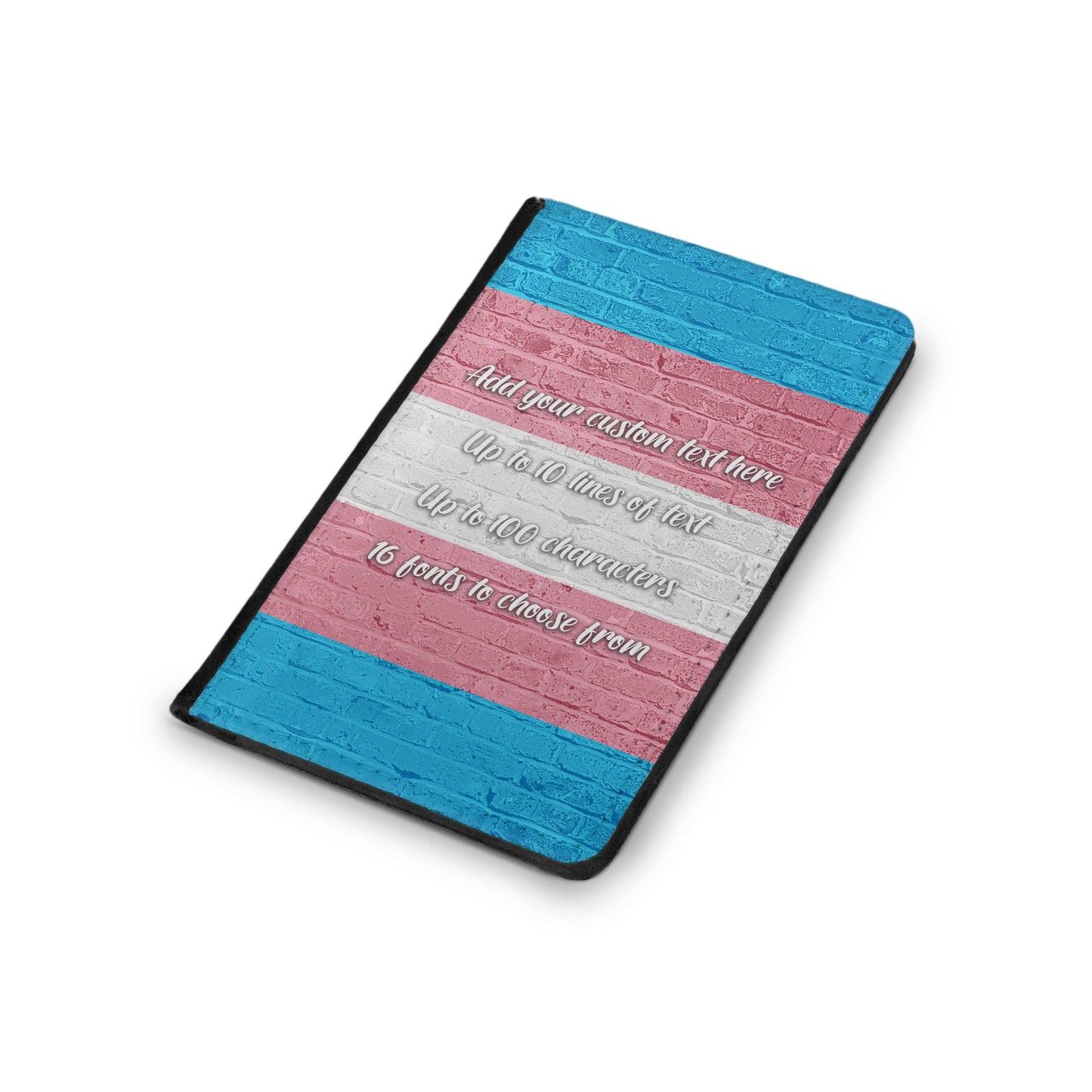 Trans Pride Flag Passport Holder - shopquality4u