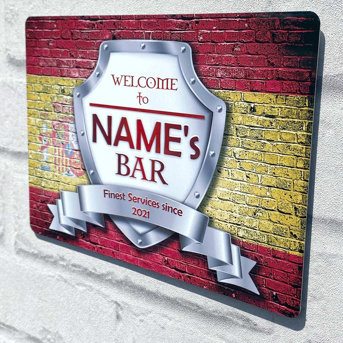 Spanish Flag Metal Sign - shopquality4u