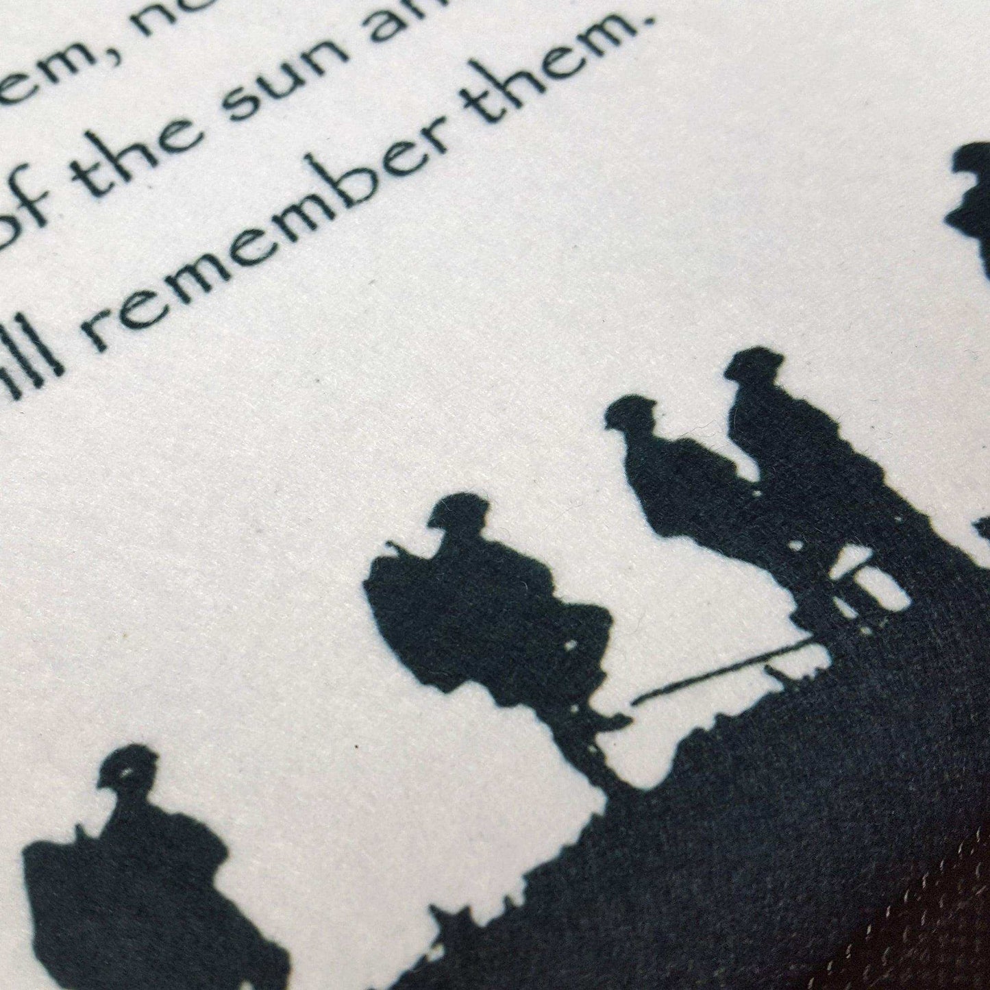 Lest We Forget White Background Bar Runner - shopquality4u