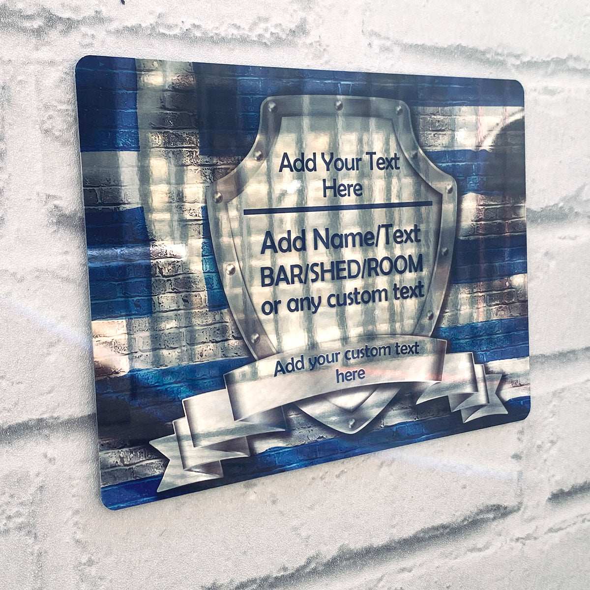 Greek Flag Metal Sign - shopquality4u