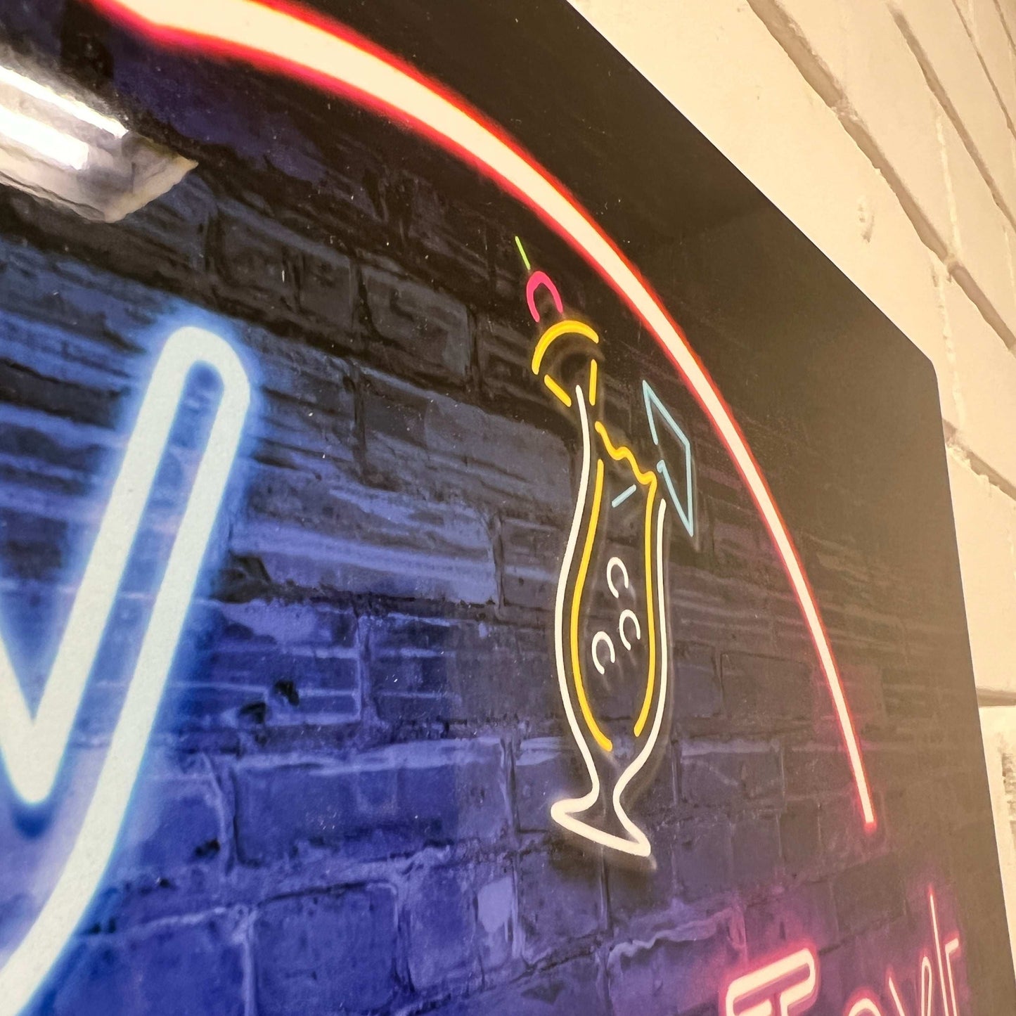 Neon Effect Metal Bar Sign - shopquality4u