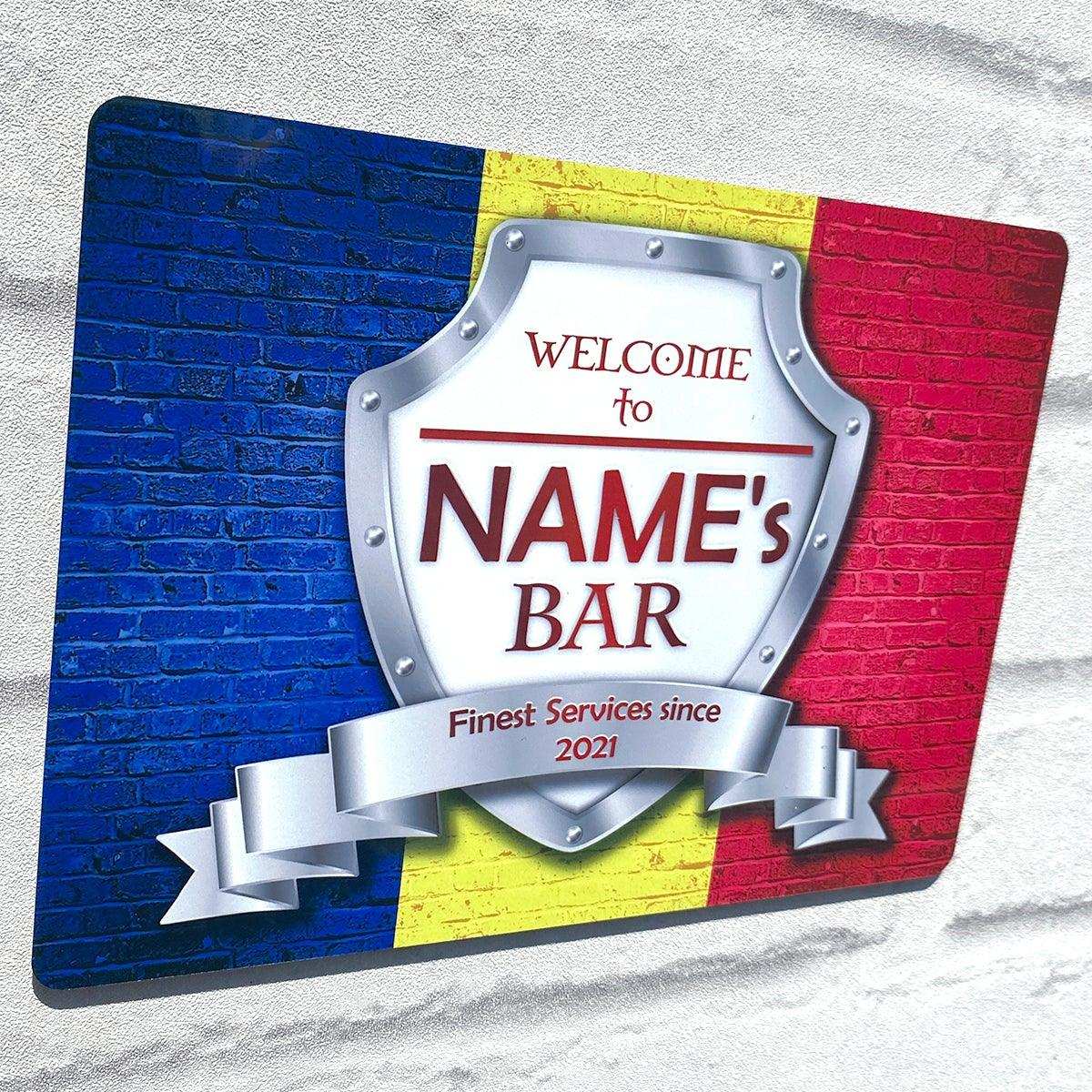 Romanian Flag Metal Sign - shopquality4u