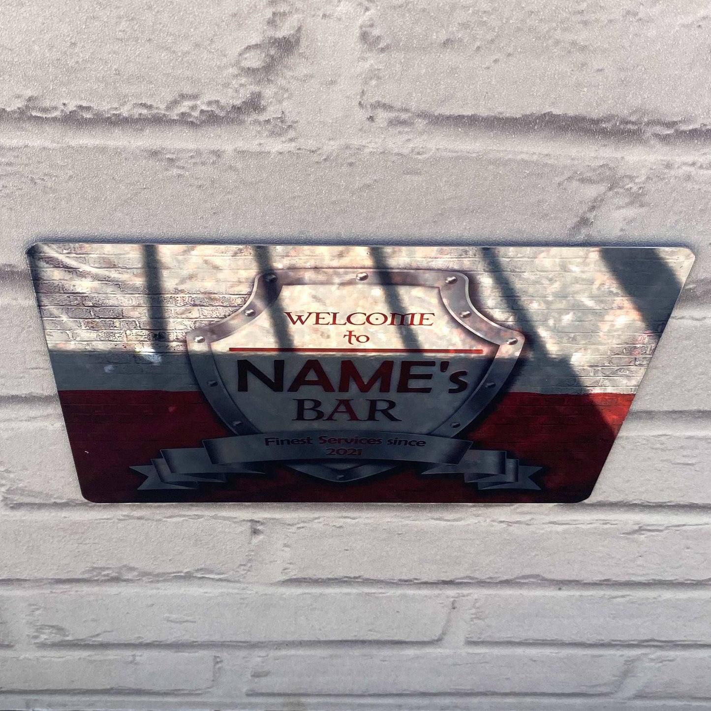 Polish Flag Mirror Finish Sign - shopquality4u