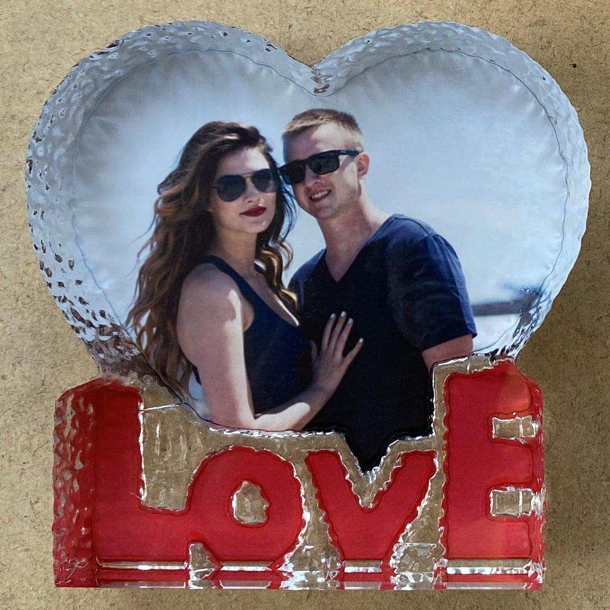 Heart Shaped Love Crystal Block - shopquality4u