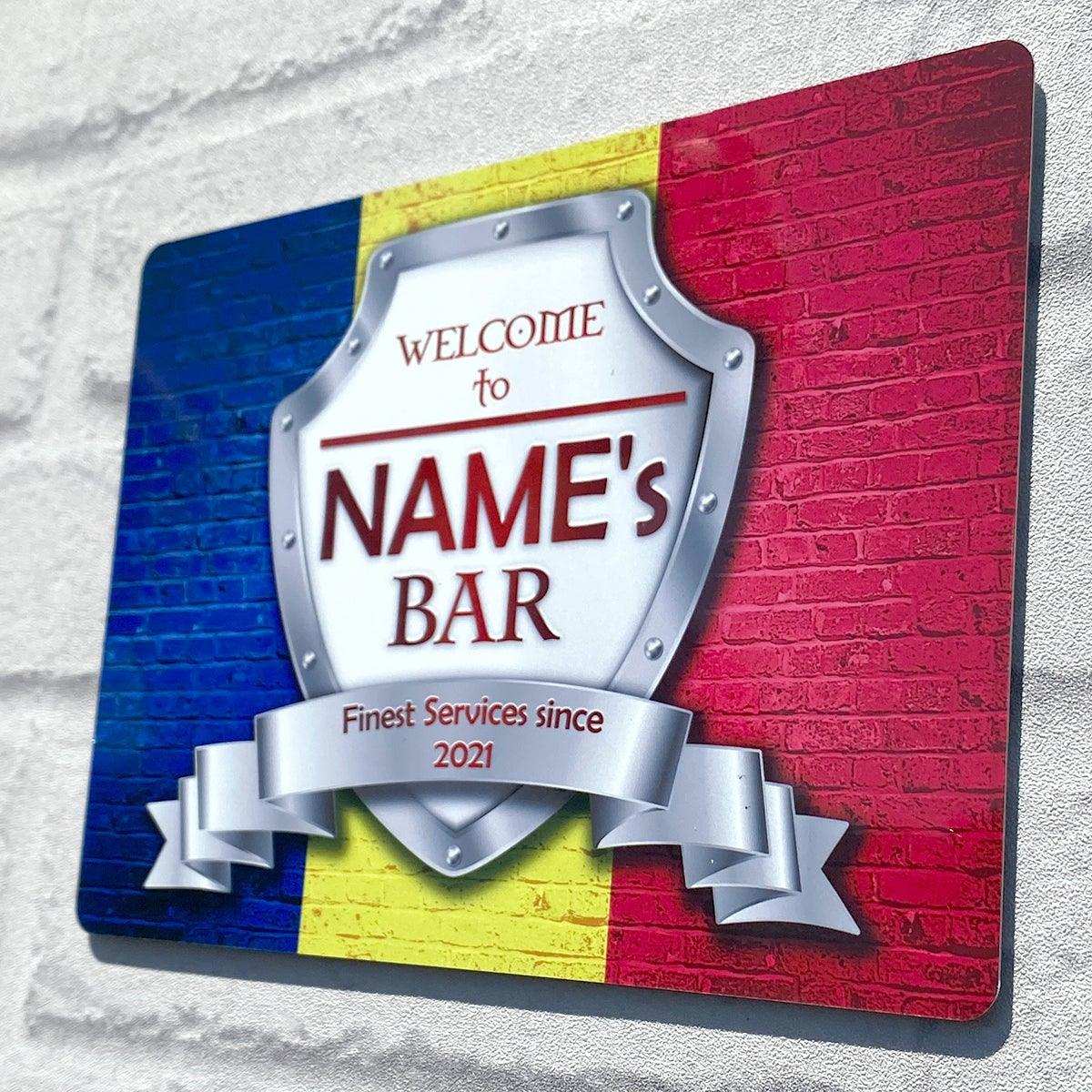 Romanian Flag Metal Sign - shopquality4u