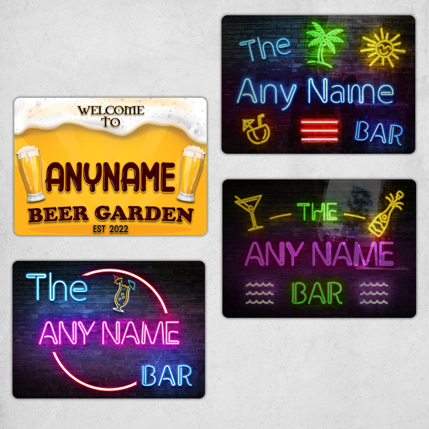 Metal Bar Signs - shopquality4u