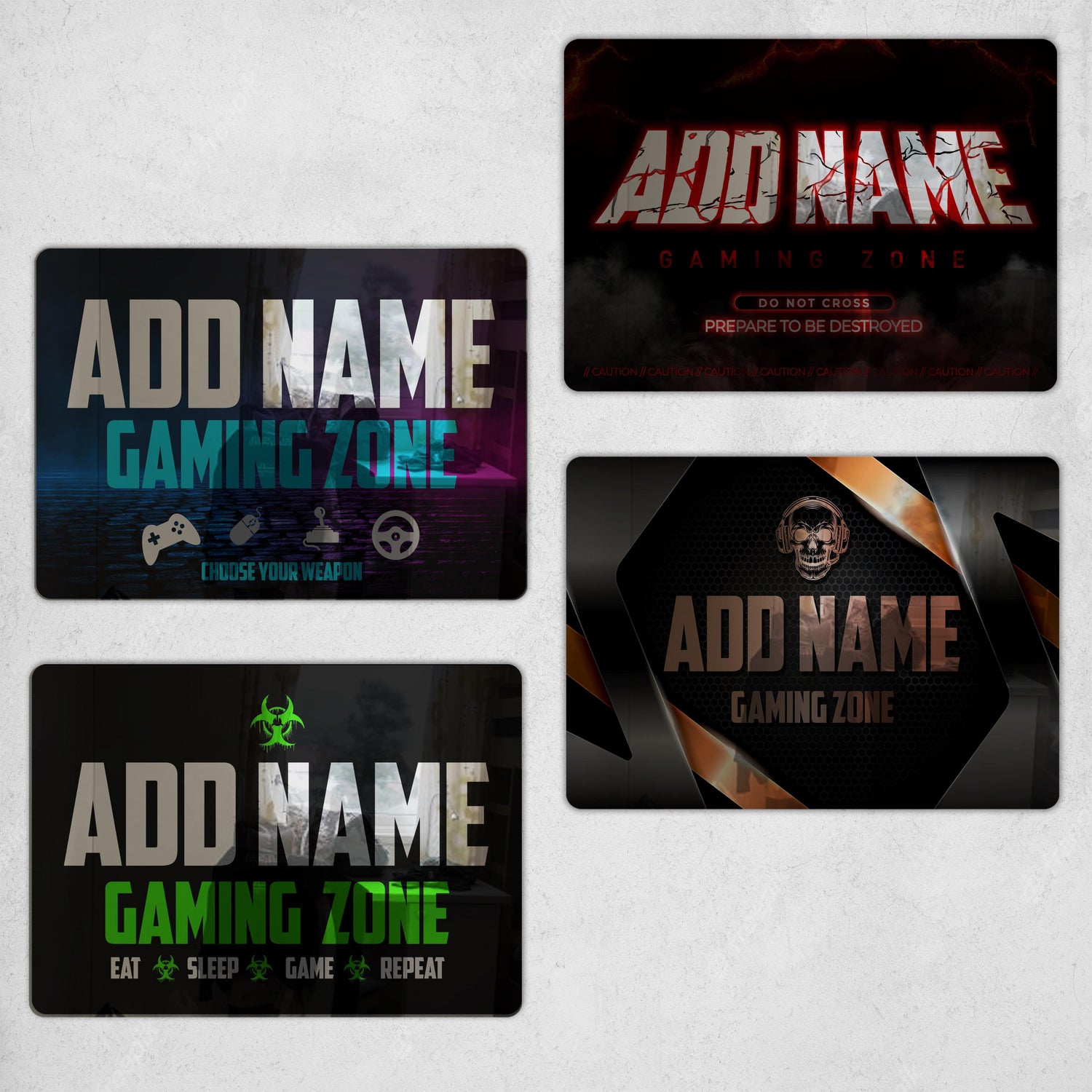 Metal Gamer Signs - shopquality4u