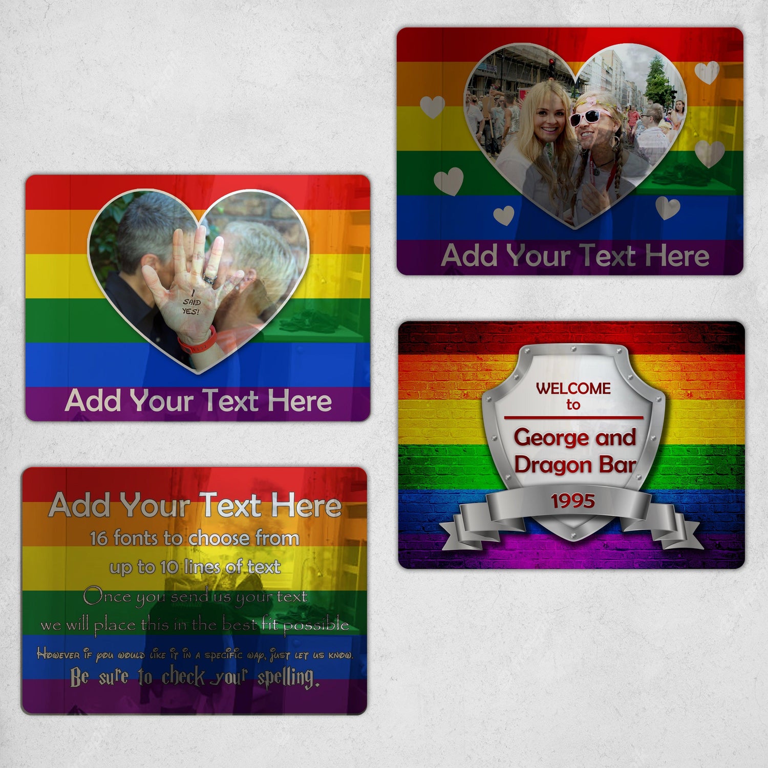 Metal Pride Signs - shopquality4u