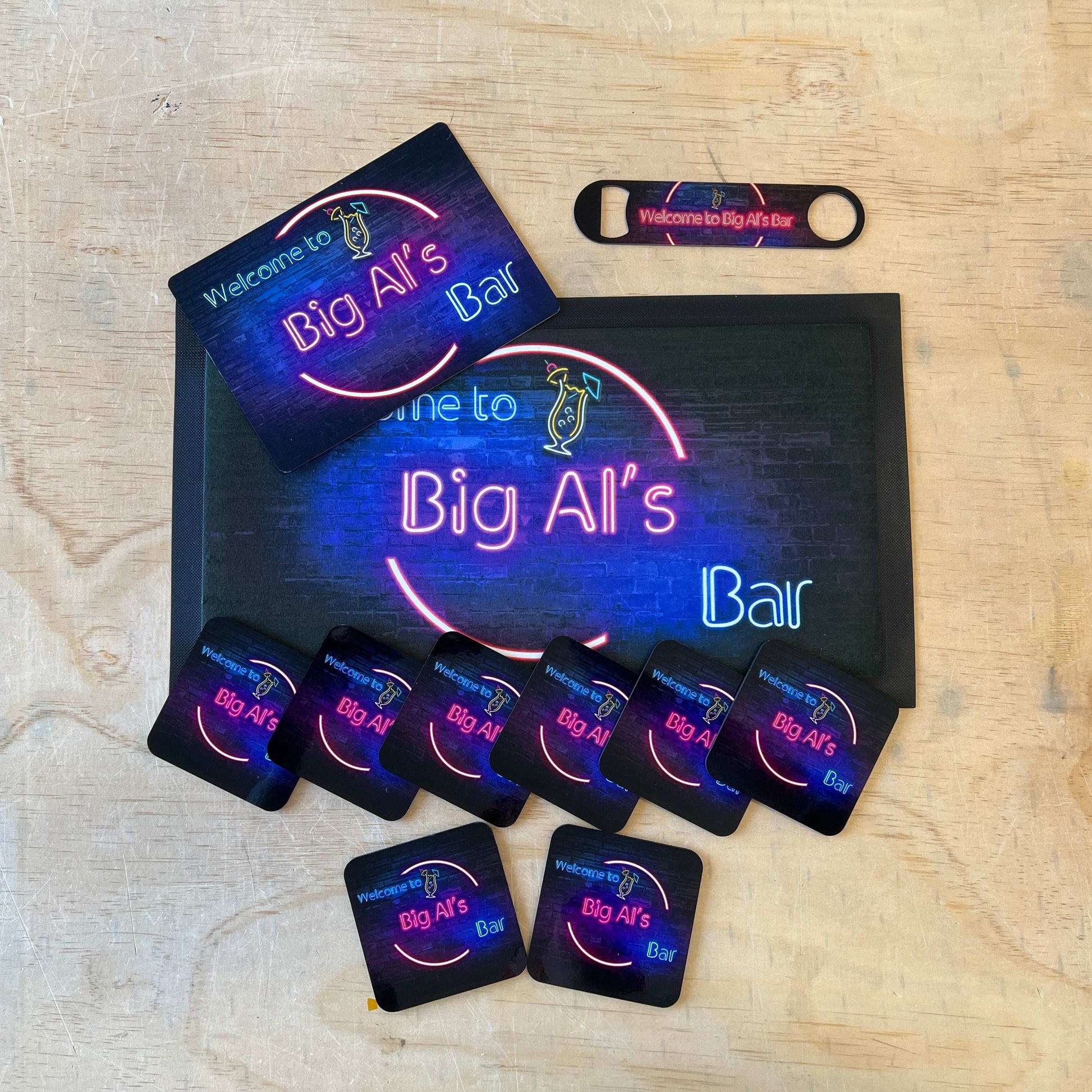 Neon Effect - Personalised Matching Bar Set - shopquality4u