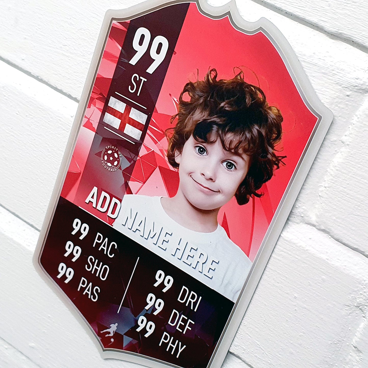 Choose Your Background Football Stats Card - shopquality4u