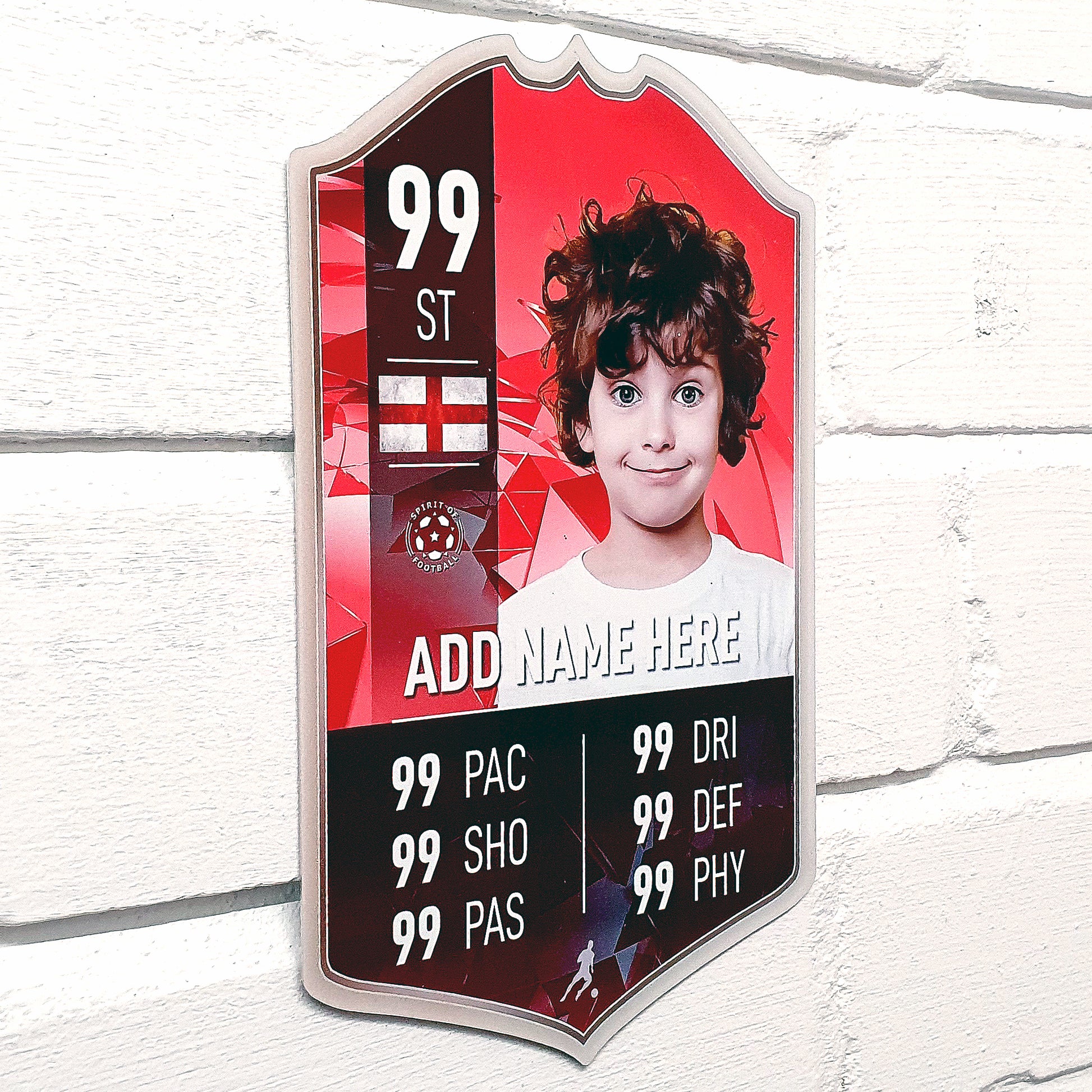 Choose Your Background Football Stats Card - shopquality4u