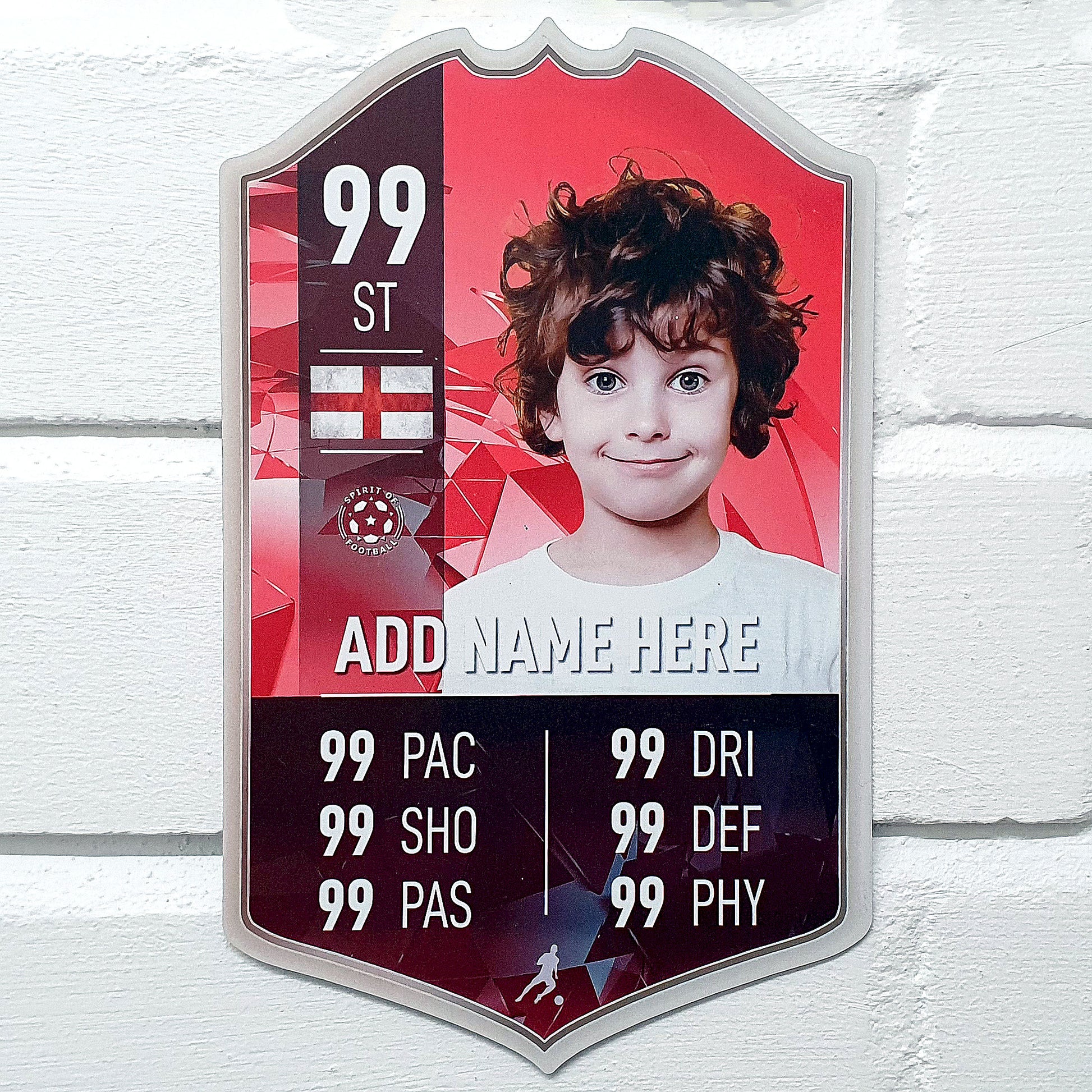 Choose Your Background Football Stats Card - shopquality4u