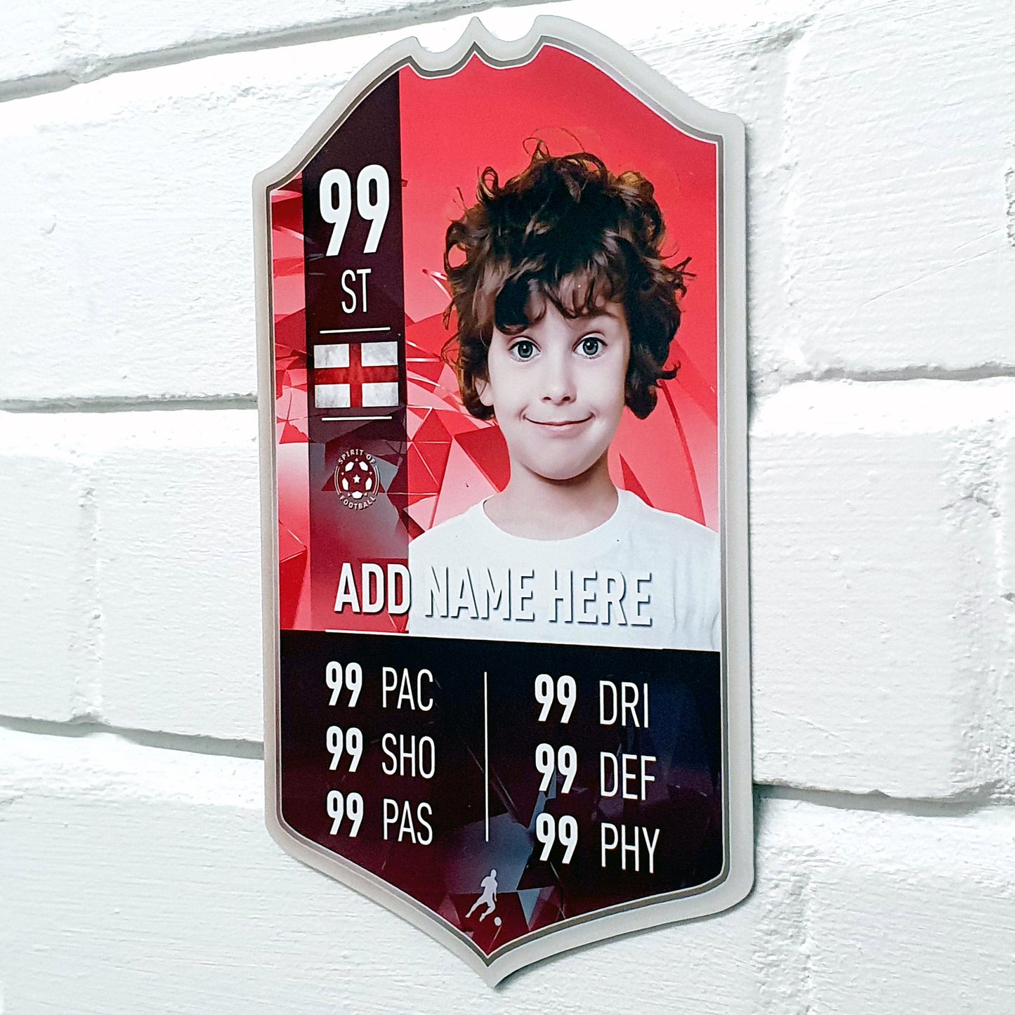 Choose Your Background Football Stats Card - shopquality4u