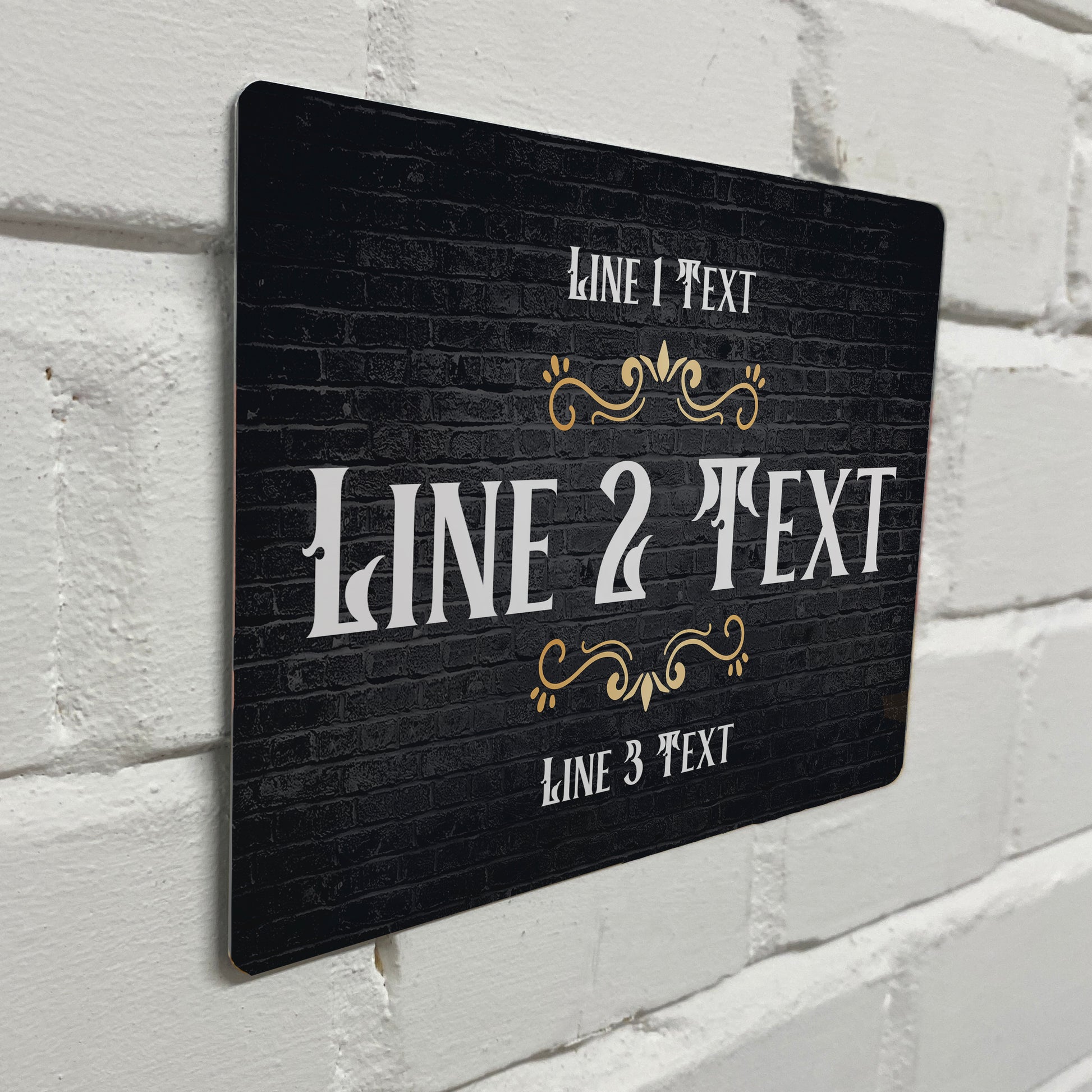 Dark Scrolls Metal Sign - shopquality4u