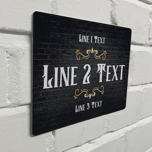 Dark Scrolls Metal Sign - shopquality4u
