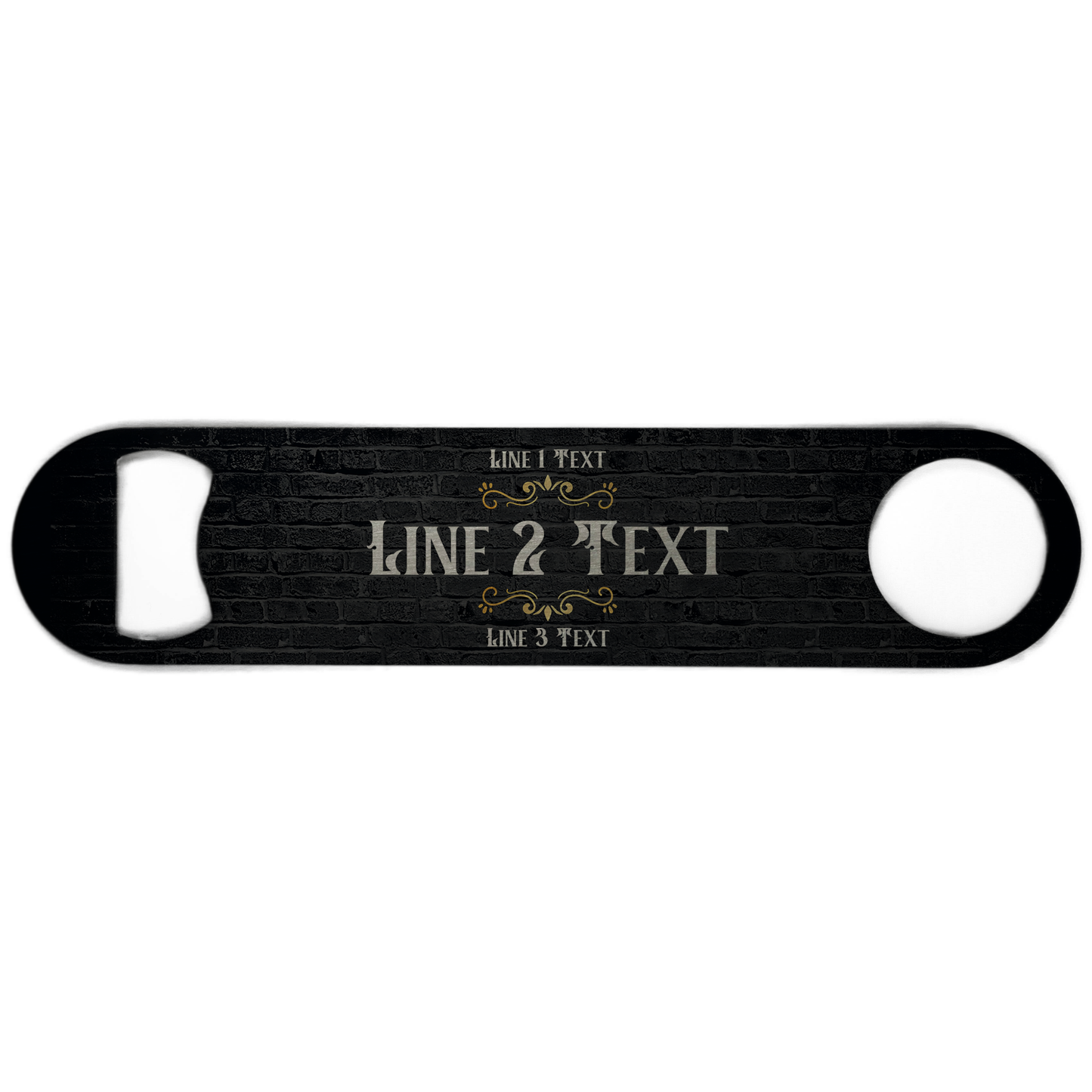 Personalised Dark Scrolls Bar Set - shopquality4u