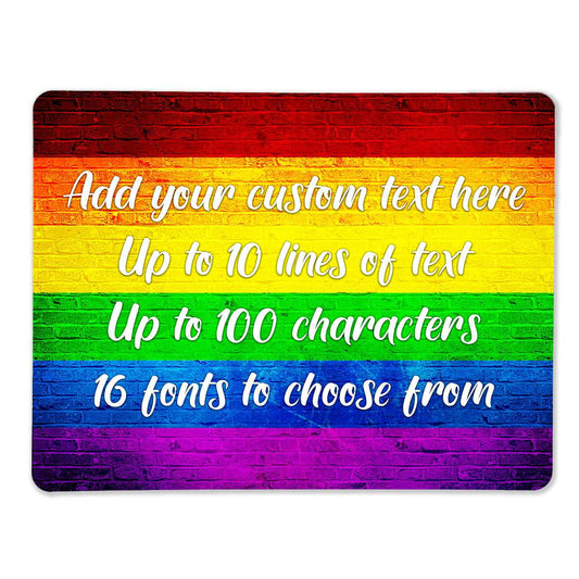 Gay Pride Flag Place Mat - shopquality4u