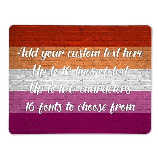 Lesbian Pride Flag Place Mat - shopquality4u
