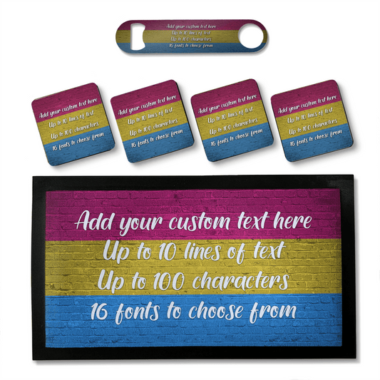 Pansexual Pride Flag Bar Sets - shopquality4u