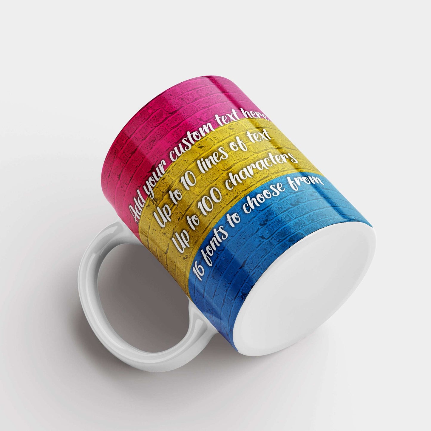 Pansexual Pride Flag Custom Mug - shopquality4u