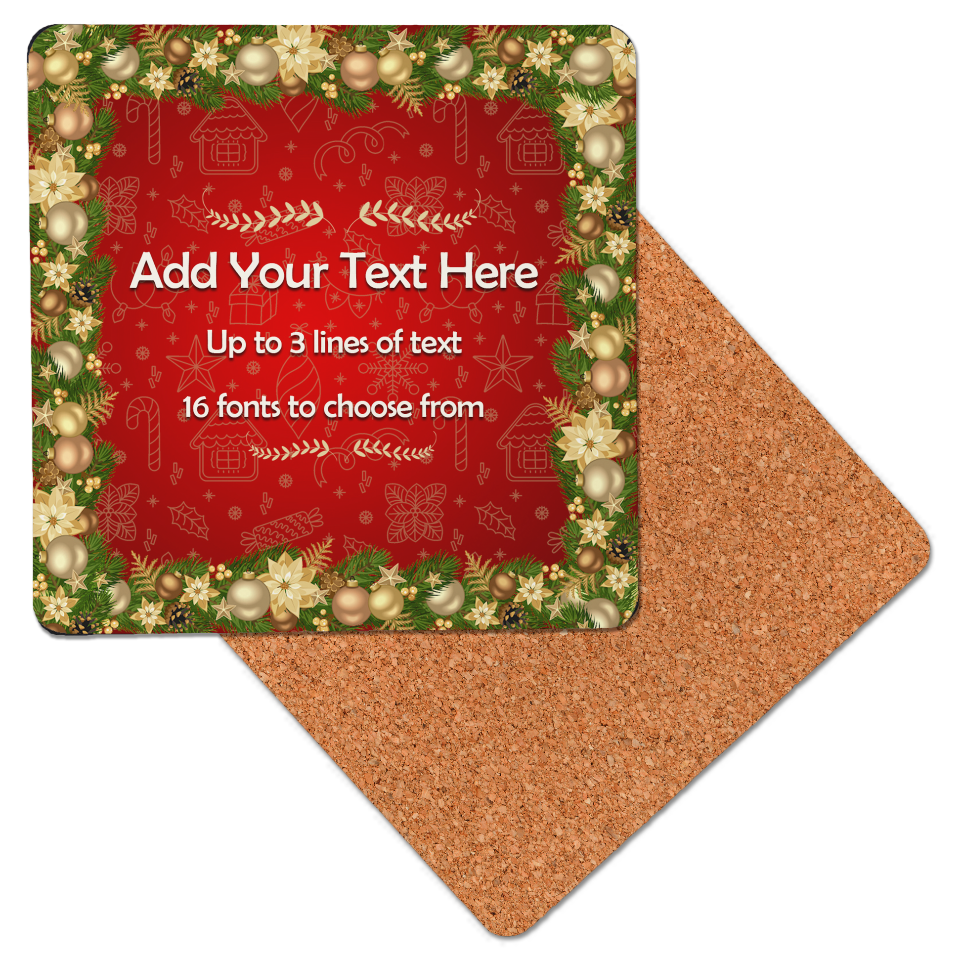 Personalised Red Christmas Bar Set - shopquality4u