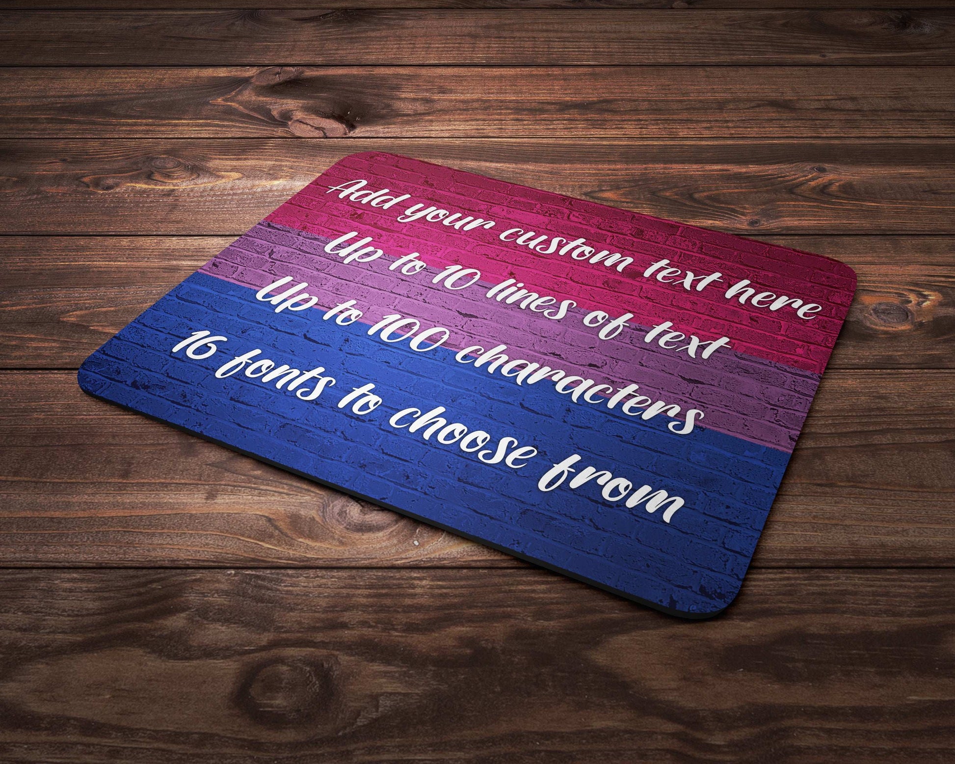 Bisexual Pride Flag Mouse Pad - shopquality4u