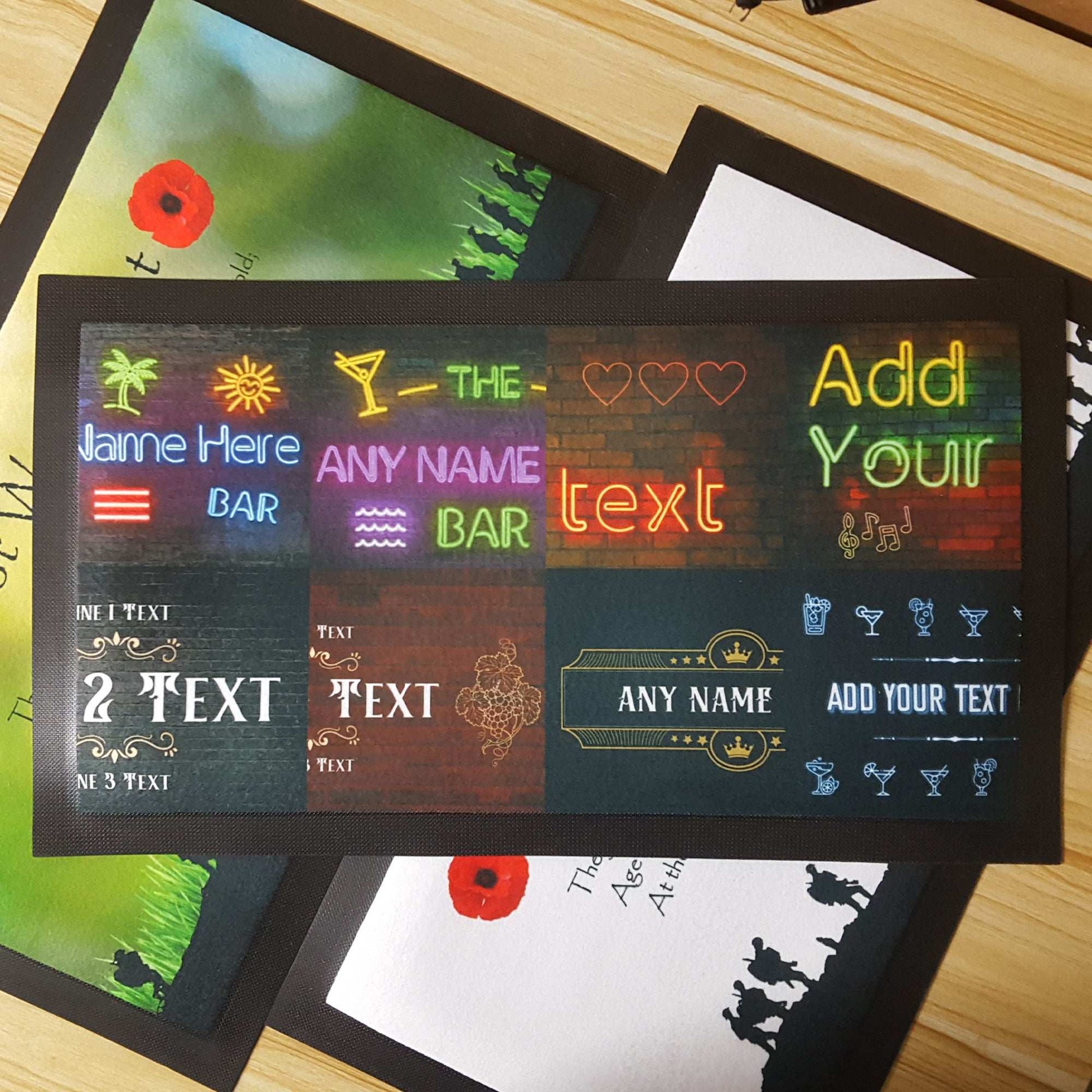 Personalised Bar Mat - shopquality4u