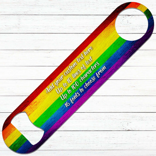 Gay Pride Flag Bottle Opener - shopquality4u