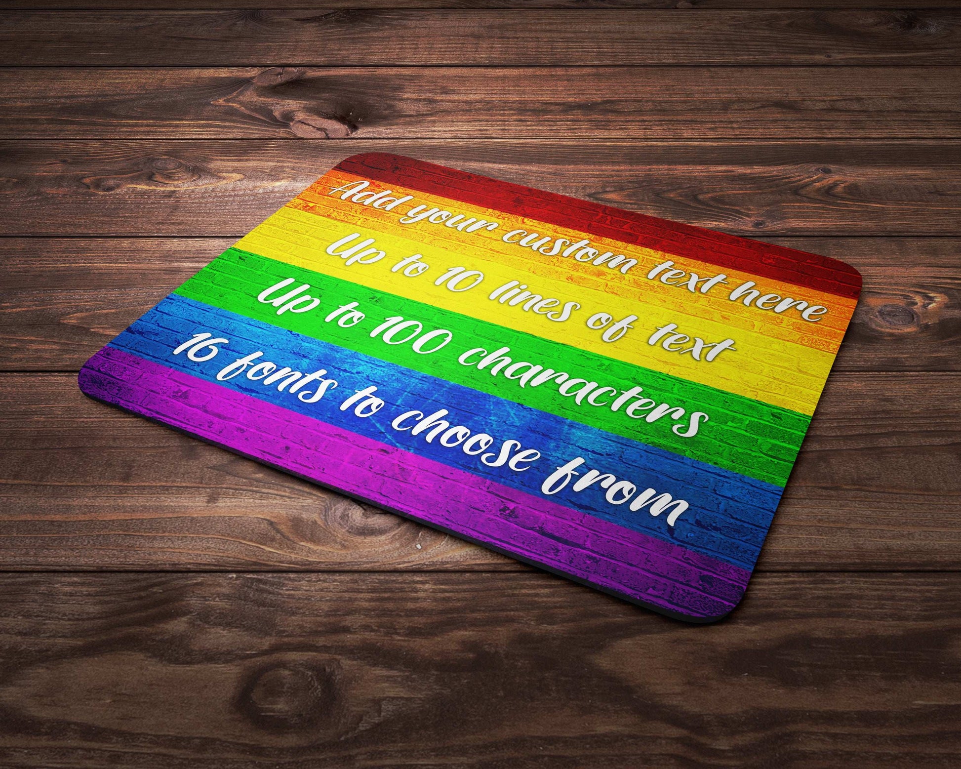 Gay Pride Flag Mouse Pad - shopquality4u