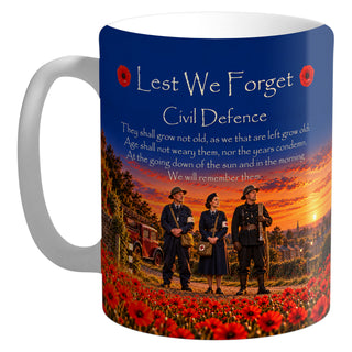 Civil Defence D15 ceramic mug