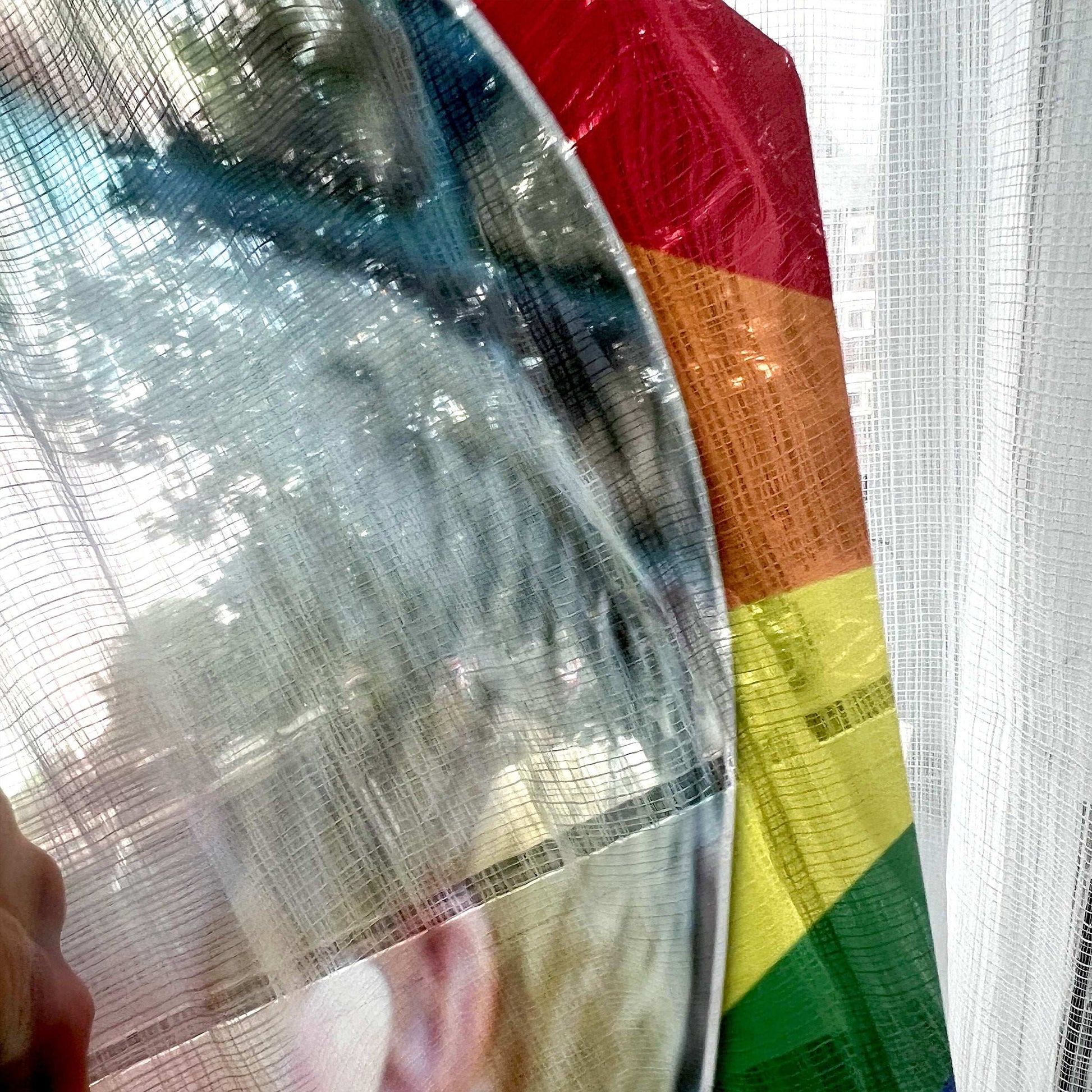 Pride Mirror Metal Rainbow Flag (Photo & Text) Mirror Finish Sign - shopquality4u