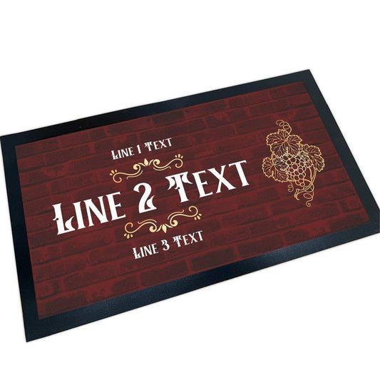 Wine Brick Bar Runner - shopquality4u