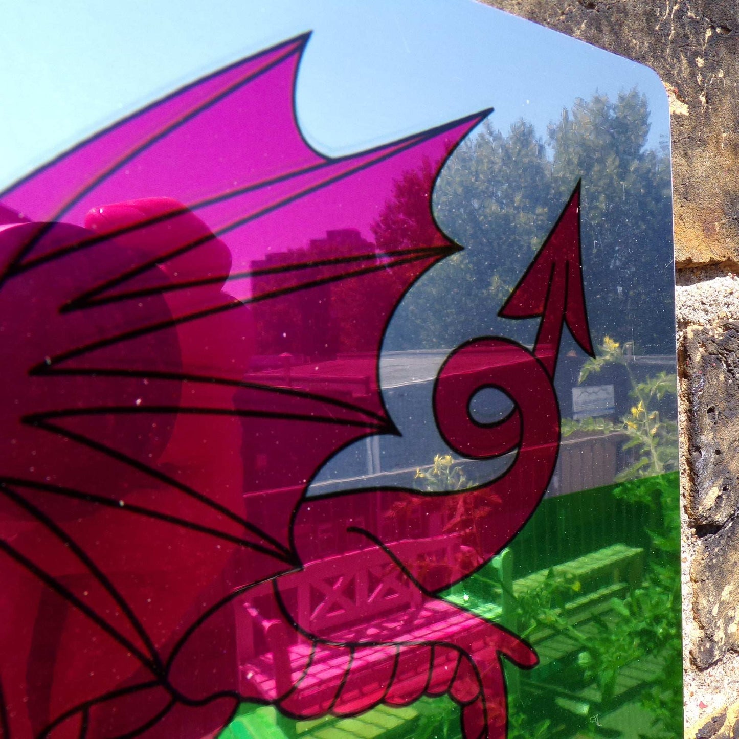 Proud to Be Welsh Mirror Metal Sign - shopquality4u