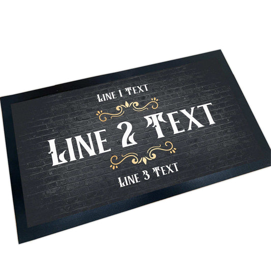 Dark Scrolls Bar Runner - shopquality4u