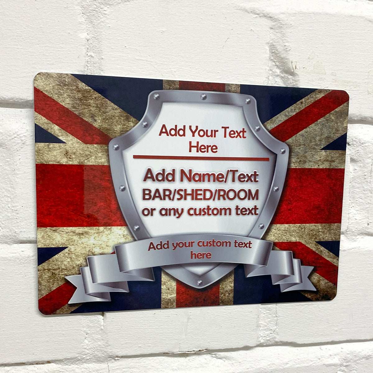 British Flag Metal Sign - shopquality4u