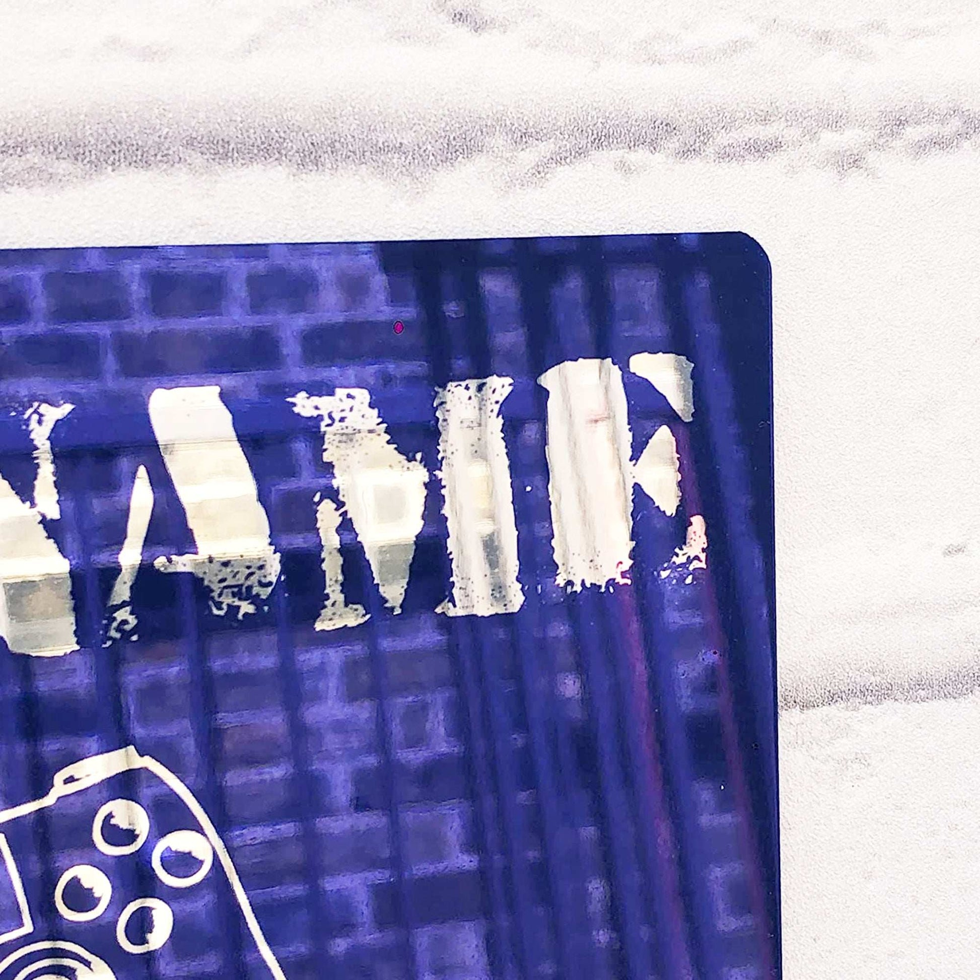 Personalised Metal Mirror Gamer Sign - Born To Game - shopquality4u