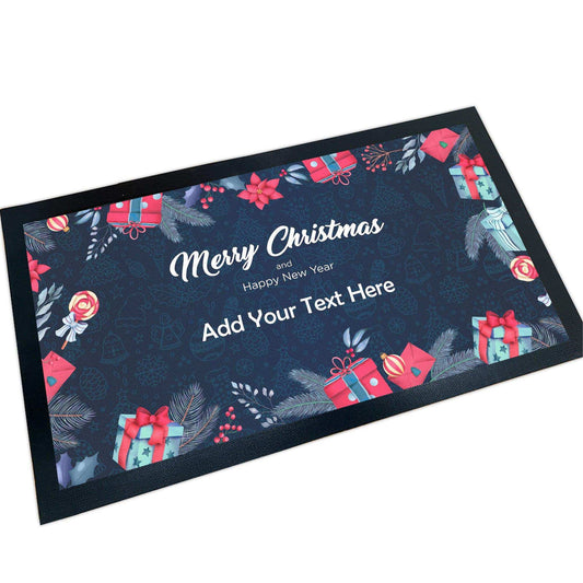 Blue Christmas Bar Runner - shopquality4u