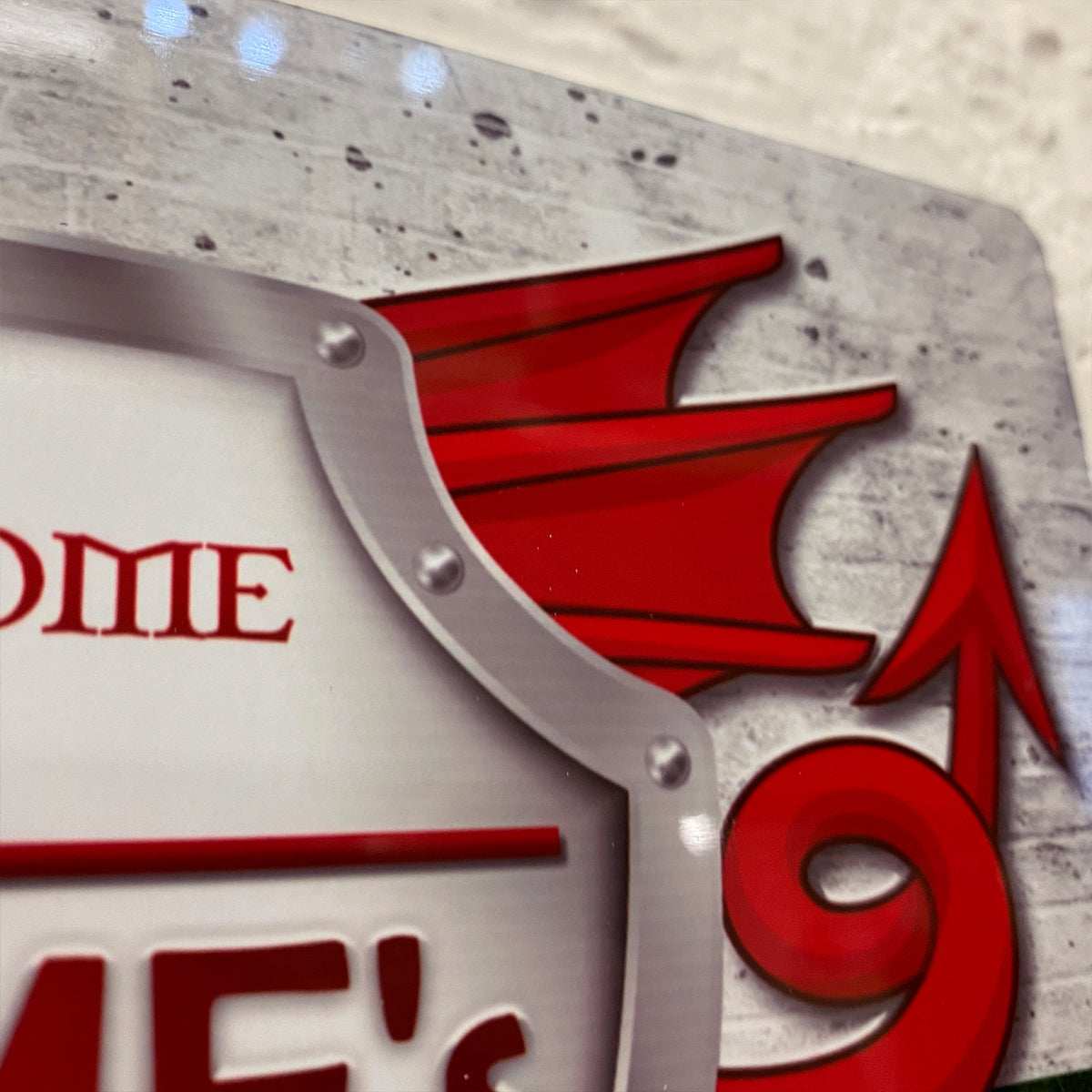 Welsh Flag Metal Sign - shopquality4u