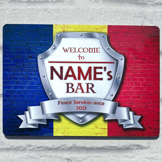 Romanian Flag Metal Sign - shopquality4u