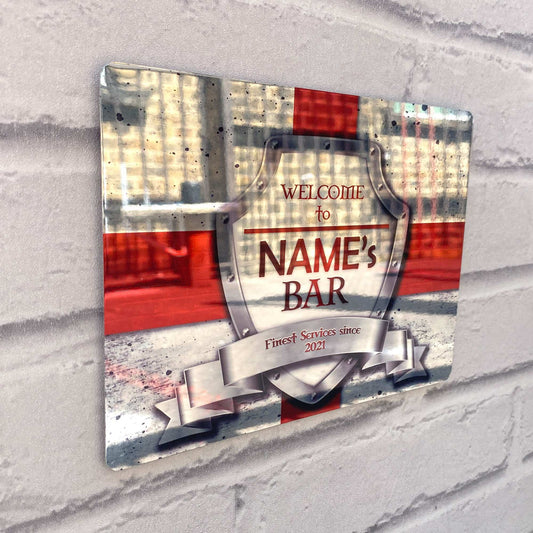 English Flag Mirror Finish Sign - shopquality4u