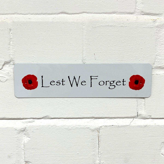 Lest We Forget Plaque - shopquality4u
