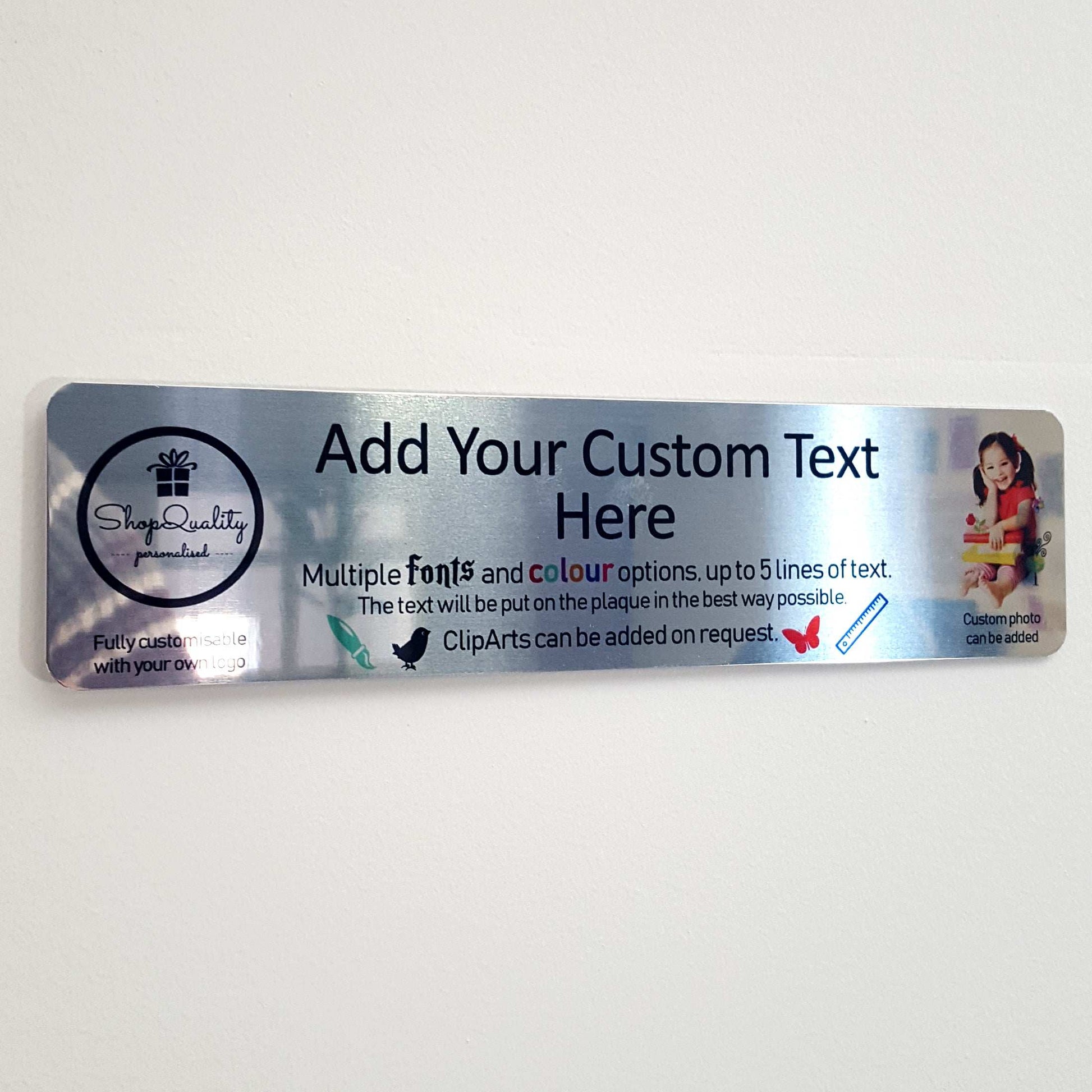 Custom Mirror Metal Plaque - shopquality4u