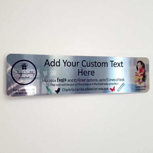 Custom Mirror Metal Plaque - shopquality4u