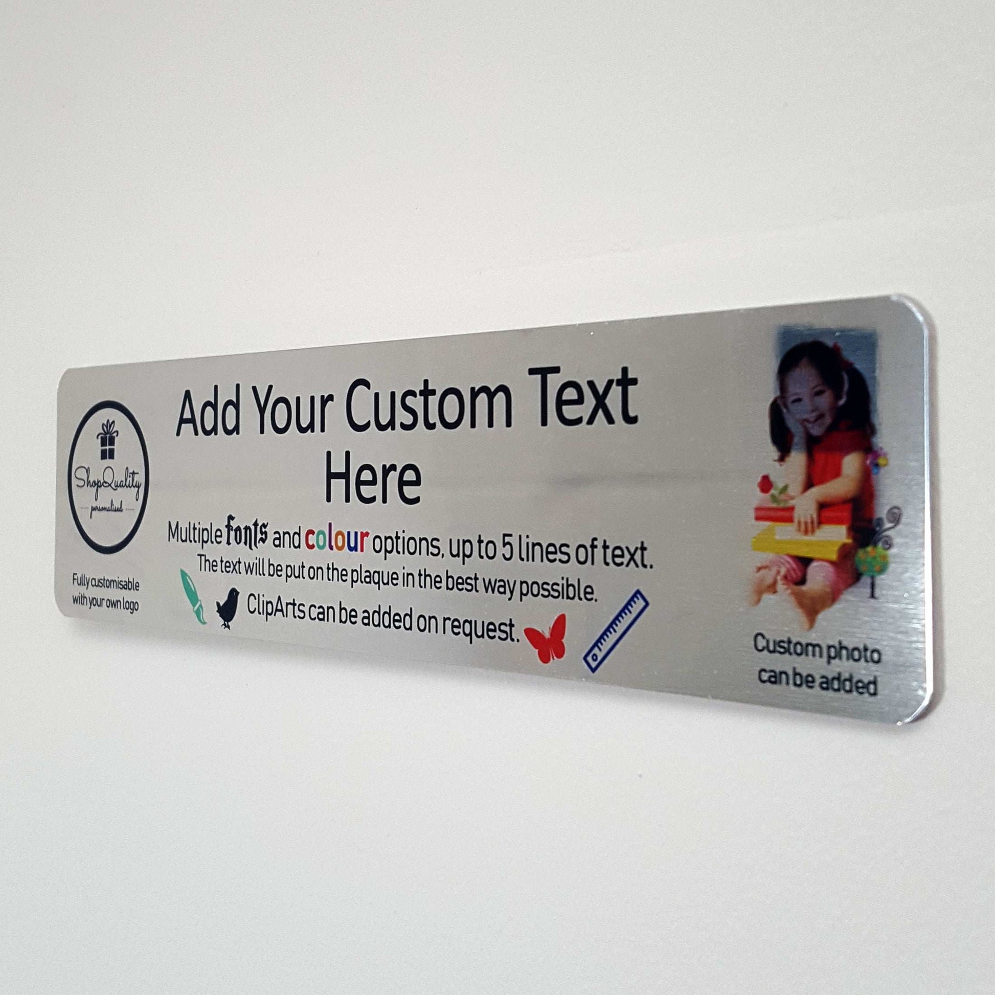 Custom Mirror Metal Plaque - shopquality4u