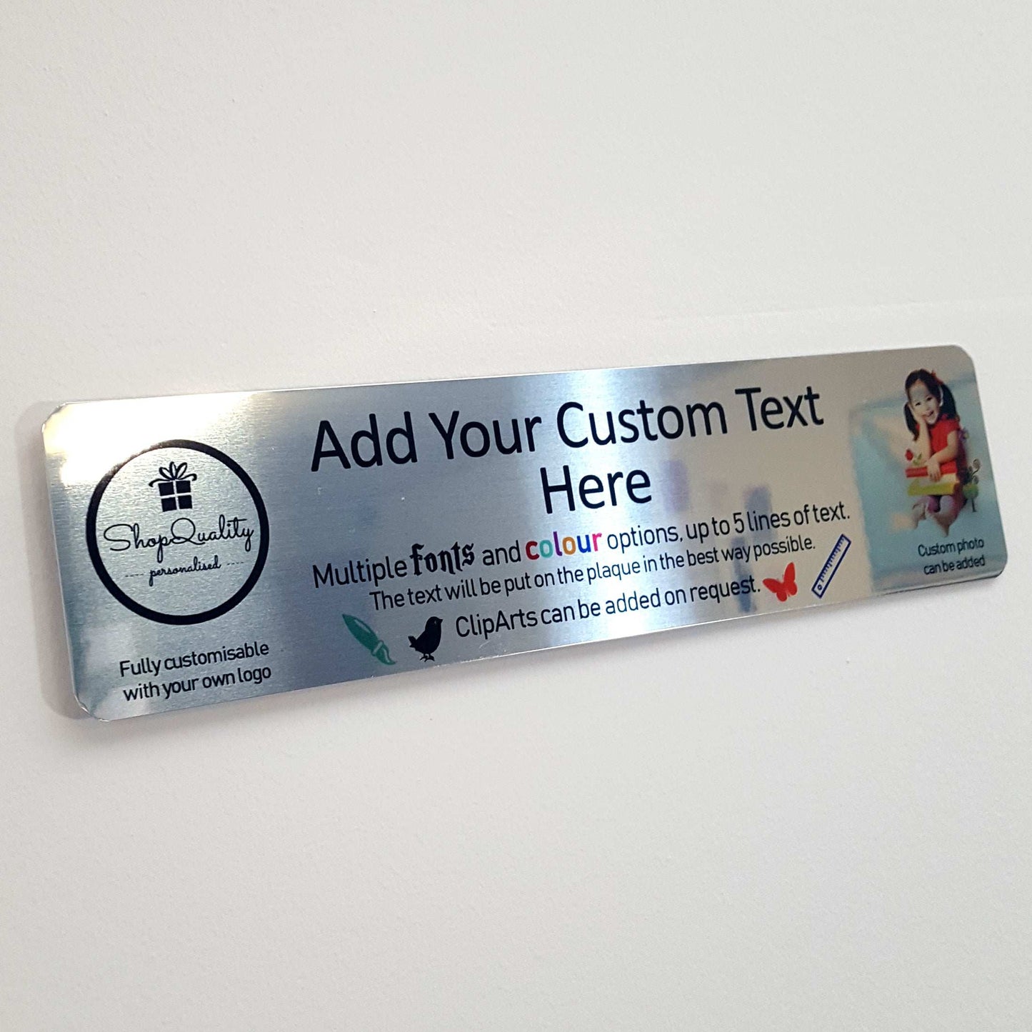 Custom Mirror Metal Plaque - shopquality4u