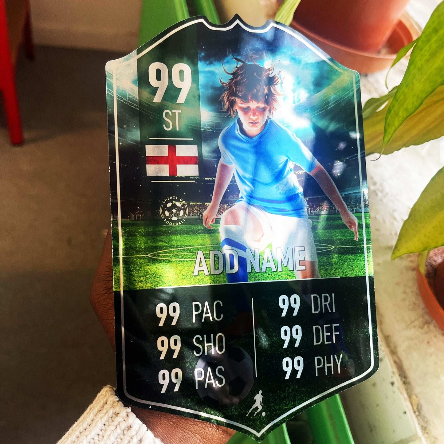 Field Mirror Background Football Stats Shield - shopquality4u