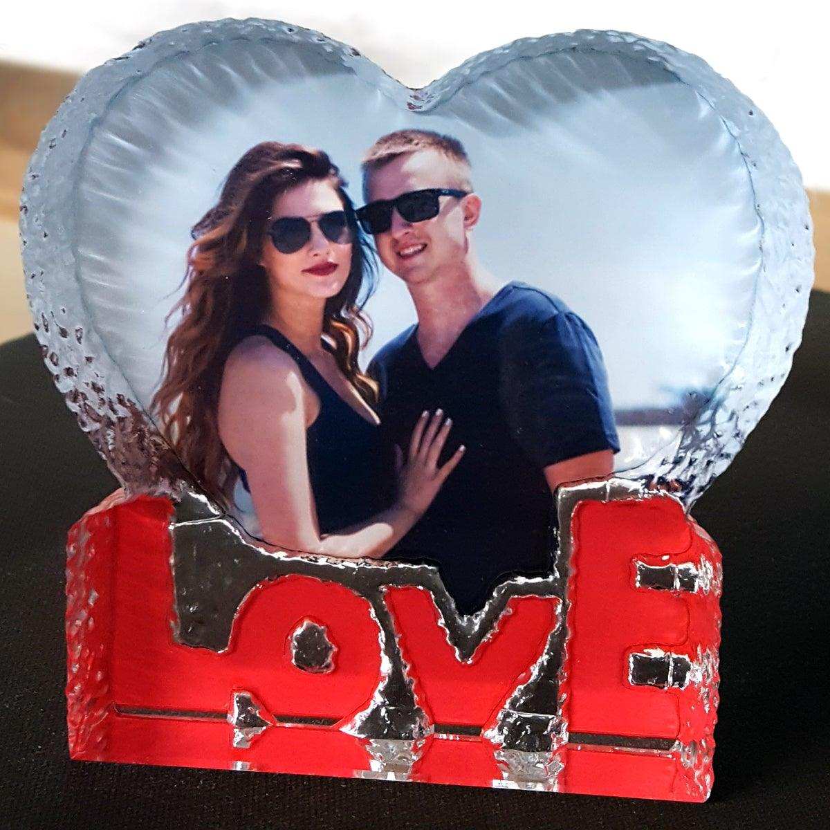 Heart Shaped Love Crystal Block - shopquality4u