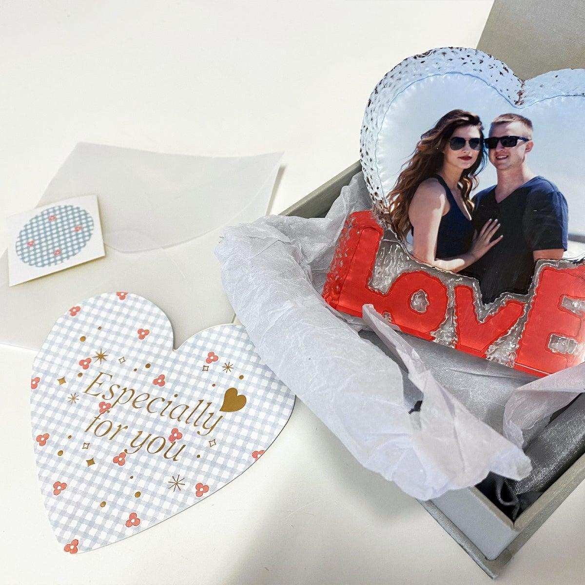 Heart Shaped Love Crystal Block - shopquality4u