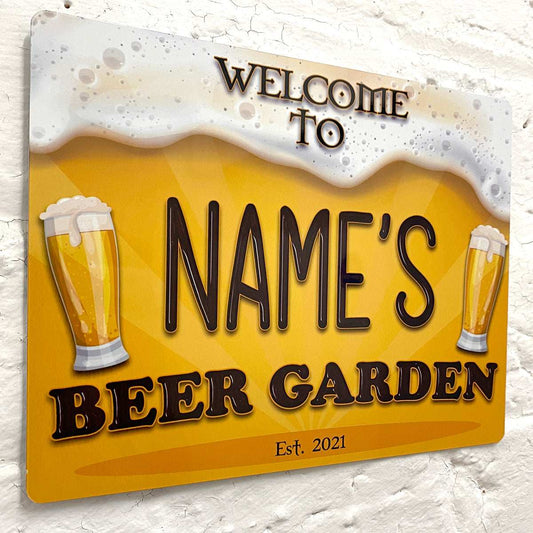 Beer Garden Metal Sign - shopquality4u